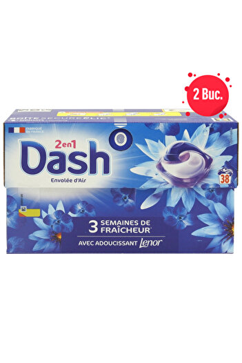Dash X2 - DETERGENT CAPSULE 38BUC 2IN1 FLIGHT OF AIR