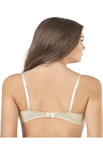 HS İÇ GİYİM Women's 2 Size Larger Look Double Support Micro Covered Magic Bra