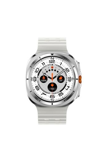Generic Smart watch ultra 1.43 inch amoled display,Activity tracker and health monitor Silver