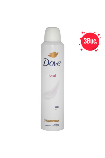 Dove X3 - ANTIPERSPIRANT DEO 250ML FLORAL