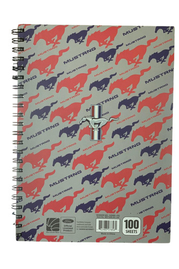 Rainbow Max Mustang GT - Classic Power Notebook 100 Sheets A4 Wirebound