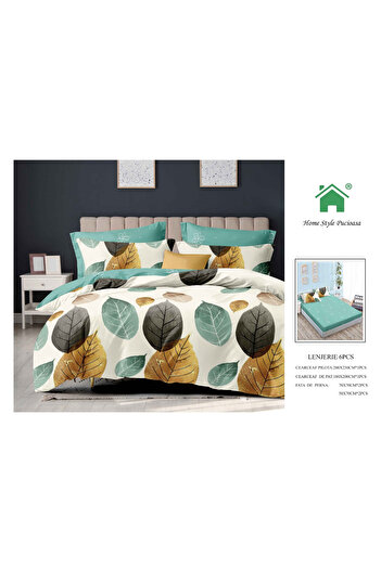 FIONNA.RO Fine Bed Linen With Elastic - Autumn Leaves