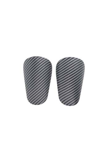 Generic Lightweight Carbon Fiber Football Shin Guards for Children and Adults (Black/Mini)