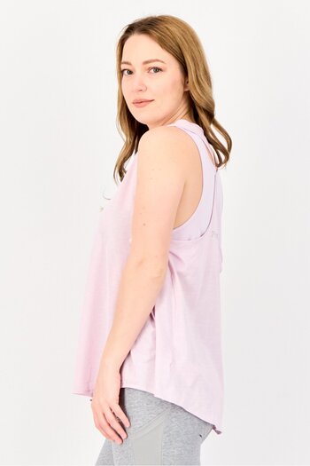 adidas Women Sportswear Fit Sleeveless Running Tank Top, Pink