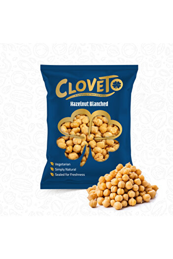 cloveto Hazelnut Blanched 250G – Natural, Skinless & Healthy Nut Ingredient