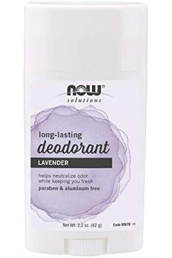 Now Foods Long Lasting Deodorant Stick with Lavender Scent, 2.2 oz (64g), for Unisex by NOW Foods