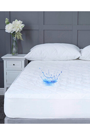 CzyLife Single 100X200 Waterproof Fitted Elastic Mattress Protector Mattress Cover |   Quilted Silicone Fiber