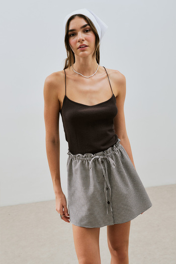 Manuka Pöti̇kare Shorts Skirt Brown