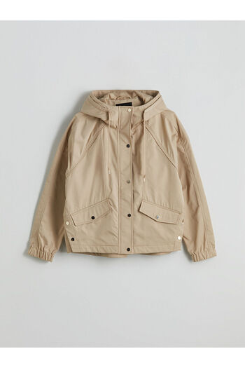LC Waikiki New Season Hooded Oversize Women's Raincoat