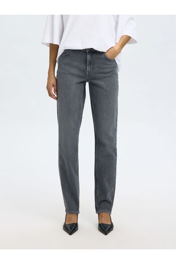 Selected Femme Jeans in Slim Tapered Fit Mid Waist