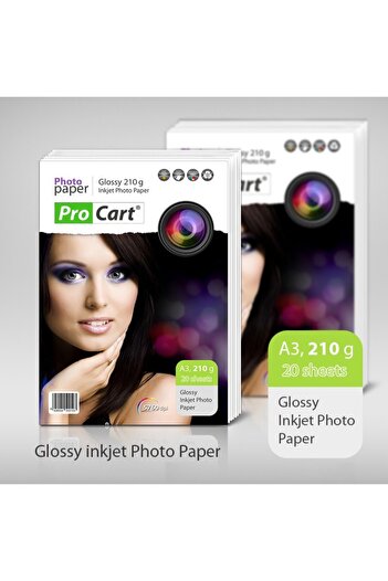 PROCART Glossy PHOTO paper 210g A3