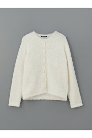 LC Waikiki New Season Crew Neck Women's Knitwear Cardigan