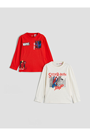 LC Waikiki Spider-Man Printed Boys' T-Shirt Pack of 2
