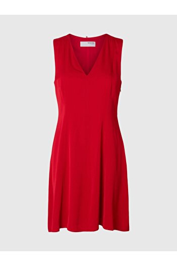 Selected Femme Midikleid Viskose