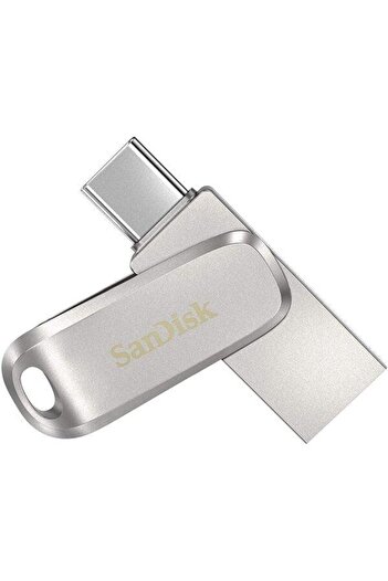 SanDisk 128GB Ultra Dual Drive Luxe USB Type-C Silver