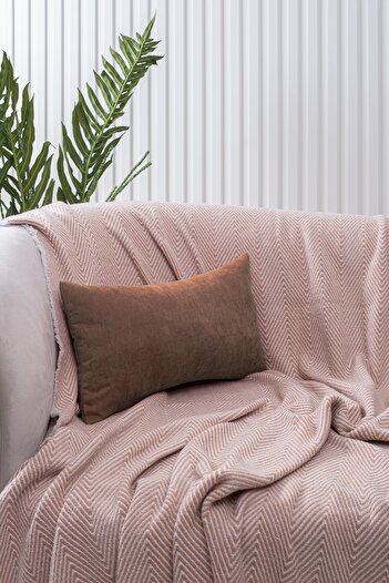 ÖZENEV Panoroma Coffee Plain Plain Throw Pillow Case Suitable for Punch (Punch) Processing Decorative Pillow Case 45X45