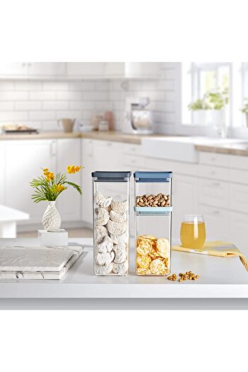 erorex Set 3 Food Storage Containers Kitchen Organization Pantry Rack Ideal Cereals Spaghetti Nuts Coffee