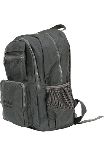 Pippa İlus Four-Eye School and Daily Backpack (Dark Gray - Women and Men - Cnt8035-05)