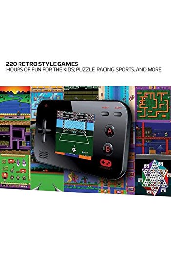 isound My Arcade Gamer V Portable - 220 Retro Games - Handheld Console - Full Color - Battery Powered
