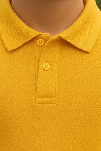 Yalçınoğlu Kids School Uniform Polo Neck T-Shirt - All-Day Comfort - Breathable Fabric, Durable and Comfortable - Short Sleeve