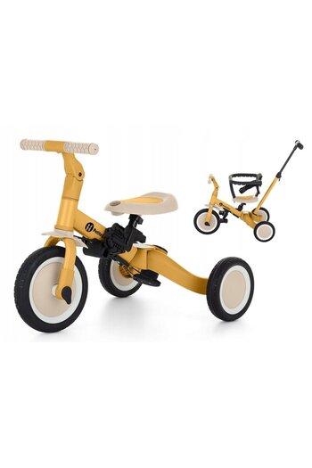 Petite&Mars Tricycle, Petite&Mars, Turbo, 5 in 1, Up to 25 kg, 1.5-5 years, Ochre