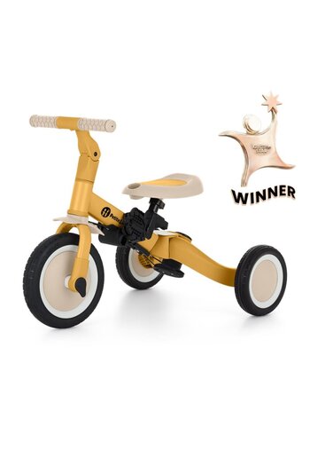 Petite&Mars Tricycle, Petite&Mars, Turbo, 5 in 1, Up to 25 kg, 1.5-5 years, Ochre