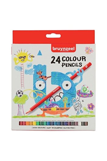 Bruynzeel Colored Pencils, Bruynzeel, Cardboard, 24 pcs/set