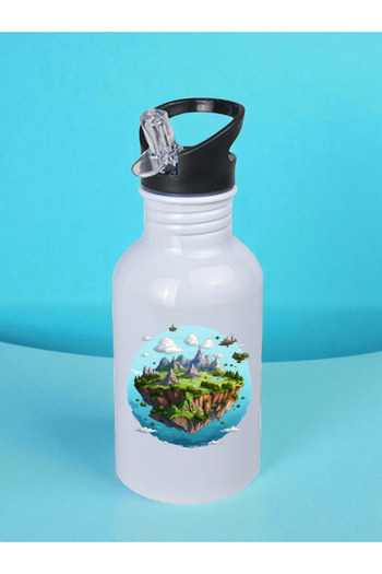 lili hediyelik Space Printed Water Bottle 600 ml - Sports Water Bottle, Large Water Bottle, Sports Bottle, Sports Water Bottles