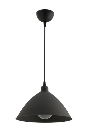 LUMINZO Guterre Siyah 30 Cm Modern Avize Sarkıt Rustik Mutfak Kuaför Cafe Lamba Dekoratif Aydınlatma