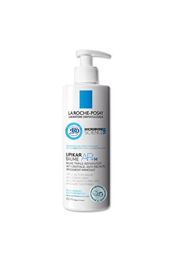 La Roche Posay Balsam cu triplă acțiune împotriva uscăciunii pielii Lipikar Baume AP+M, 400 ml, La Roche-Posay