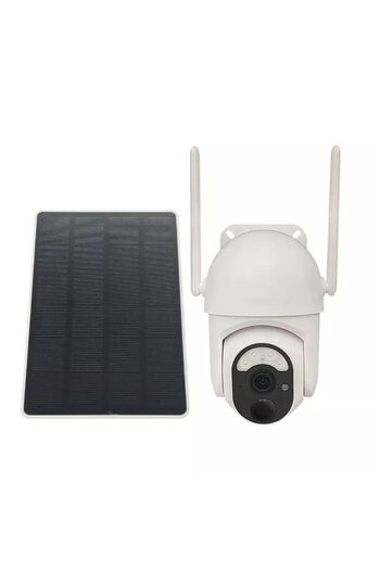 OEM 4G Surveillance Camera, with Solar Panel TSS-S40-4G, PTZ Dome, Full HD 3MP, 4X Digital Zoom, IR 20m