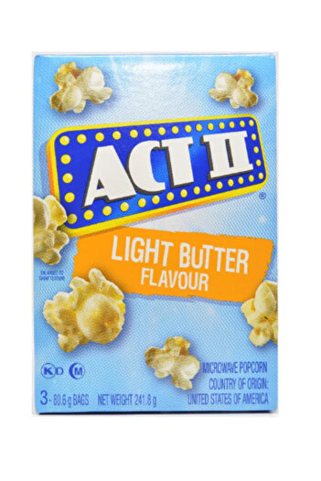 Act II Popcorn Butter Light 241gm x 6