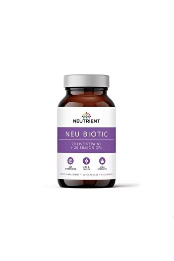 Neutrient Neu Biotic Multi Strain Probiotic 20 billion (60 capsules),