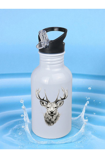 lili hediyelik Geyiki Water Bottle 600 ml - Children's Water Bottle, Children's Water Bottle