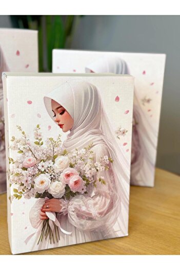 KOLİX Bridal Turban Dowry Box - 3-Piece Dowry Box - Bride Box - Bridal Bundle Box - Groom Box