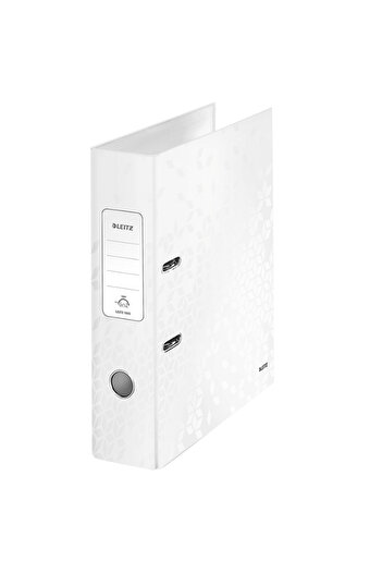 Leitz Biblioraft 180° WOW laminated cardboard A4 52 mm white