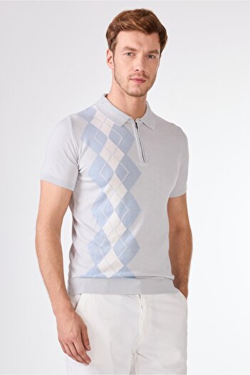 Dufy Zipped Knitwear Tshirt