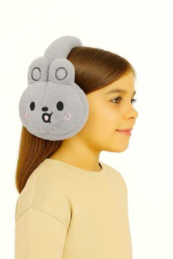 Eva Rose 3-12 Years Girl Plush Earmuff Furry Earmuff Winter Plush Earmuff