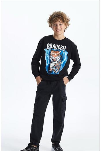 ASL GOLF CLUB Boys' Elastic Waist Cargo Jeans