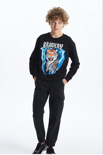 ASL GOLF CLUB Boys' Elastic Waist Cargo Jeans