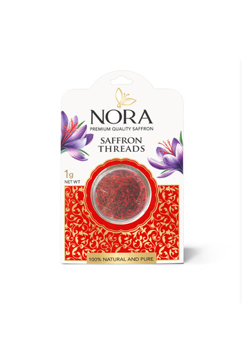 Nora Premium Saffron Threads-Acrylic - 1g