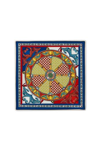 Baci Milano Sole Mio Midi Tray Porcelain 21.5X21.5 cm