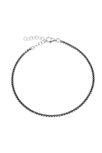 Bijuteria SORELLY Bratara Tennis Argint cu Pietre Negre 1.5mm