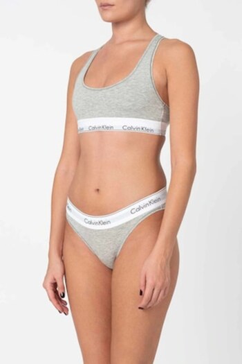 Calvin Klein Set Calvin Klein, Bustiera si Chilot, Gri, L