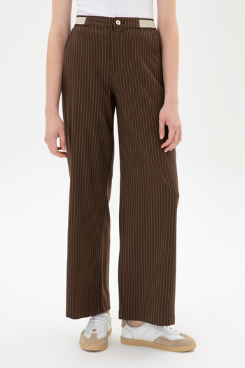 U.S. Polo Assn. Women's Brown Canvas Pants 50317169-Vr029