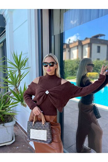 For Angels Athlete Sweater Set with Stone Accessories