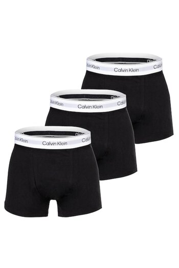 Calvin Klein , Set de boxeri relaxed fit Icon - 3 perechi, Alb, Negru, L