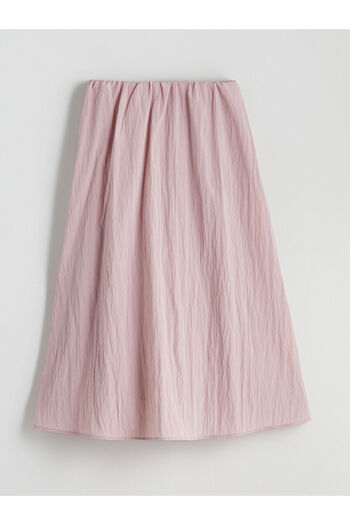 LC Waikiki New Season Elastic Waist Textured A-Line Skirt