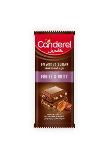 Canderel Chocolate Fruit & Nutty - 100g x 4