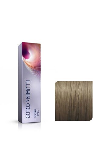 Wella Vopsea de Par 7/81 Permanenta - Illumina Color Blond Mediu Albastru Cenusiu 60ml -